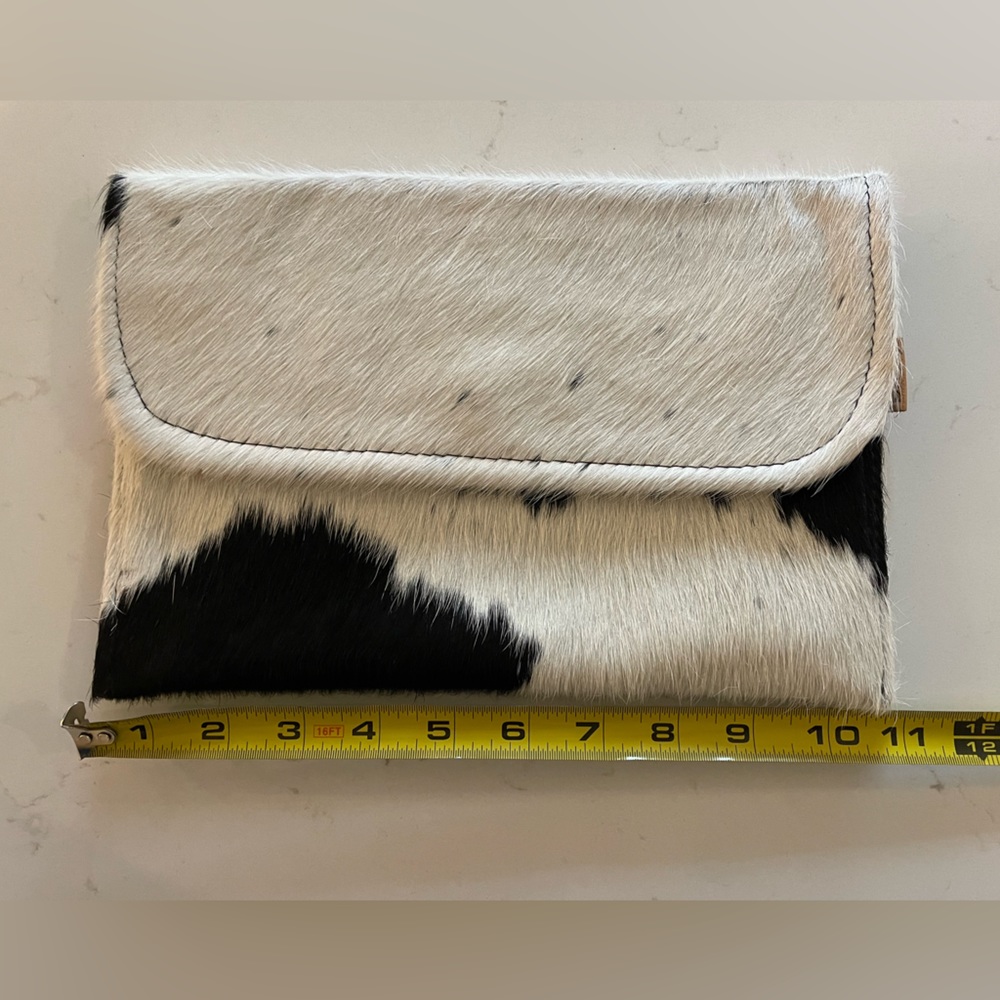 Brazilian cowhide clutch